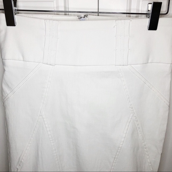 Dynamite soft flexible white strength pencil skirt - Picture 6 of 8